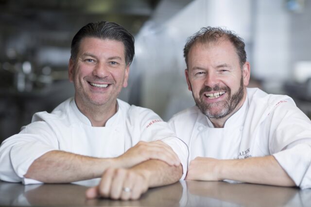 Chef brothers Chris and Jeff Galvin discussing the next chapter of Galvin Restaurants.