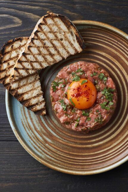 Gourmet French dining: Velvety smooth foie gras ballotine served at Galvin London.