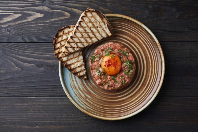Gourmet French dining: Velvety smooth foie gras ballotine served at Galvin La Chapelle London.