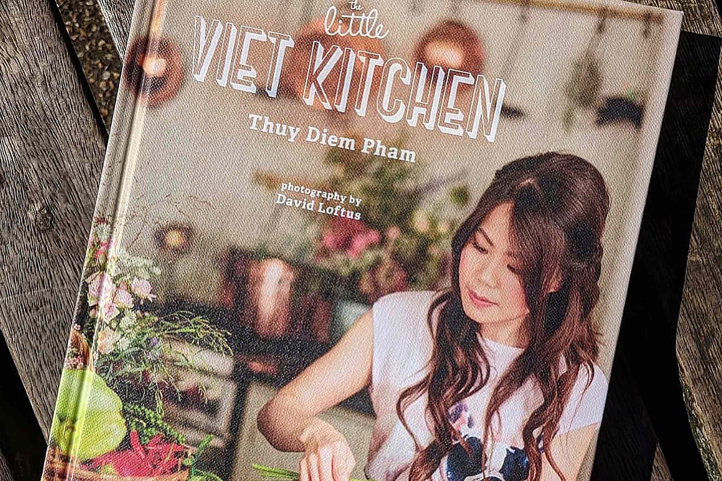 Author Thuy Pham signing copies of her book for readers at Galvin Restaurants Essex.