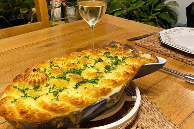 Galvin Restaurants: A perfectly baked, bubbling seafood pie straight from the oven.