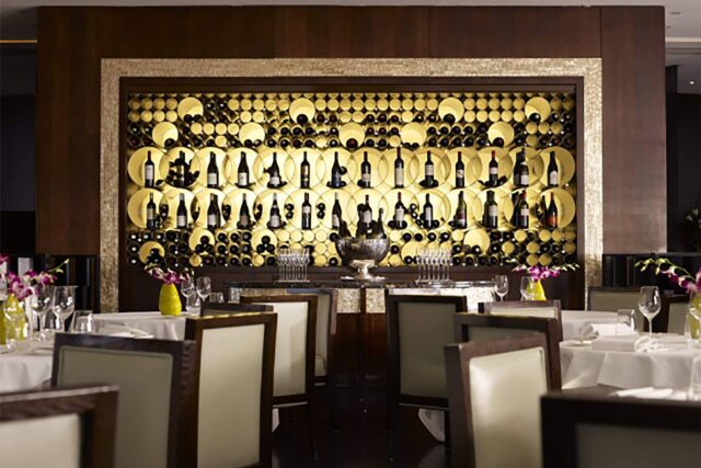 An intimate, elegantly curated private dining room design by Galvin Restaurants.