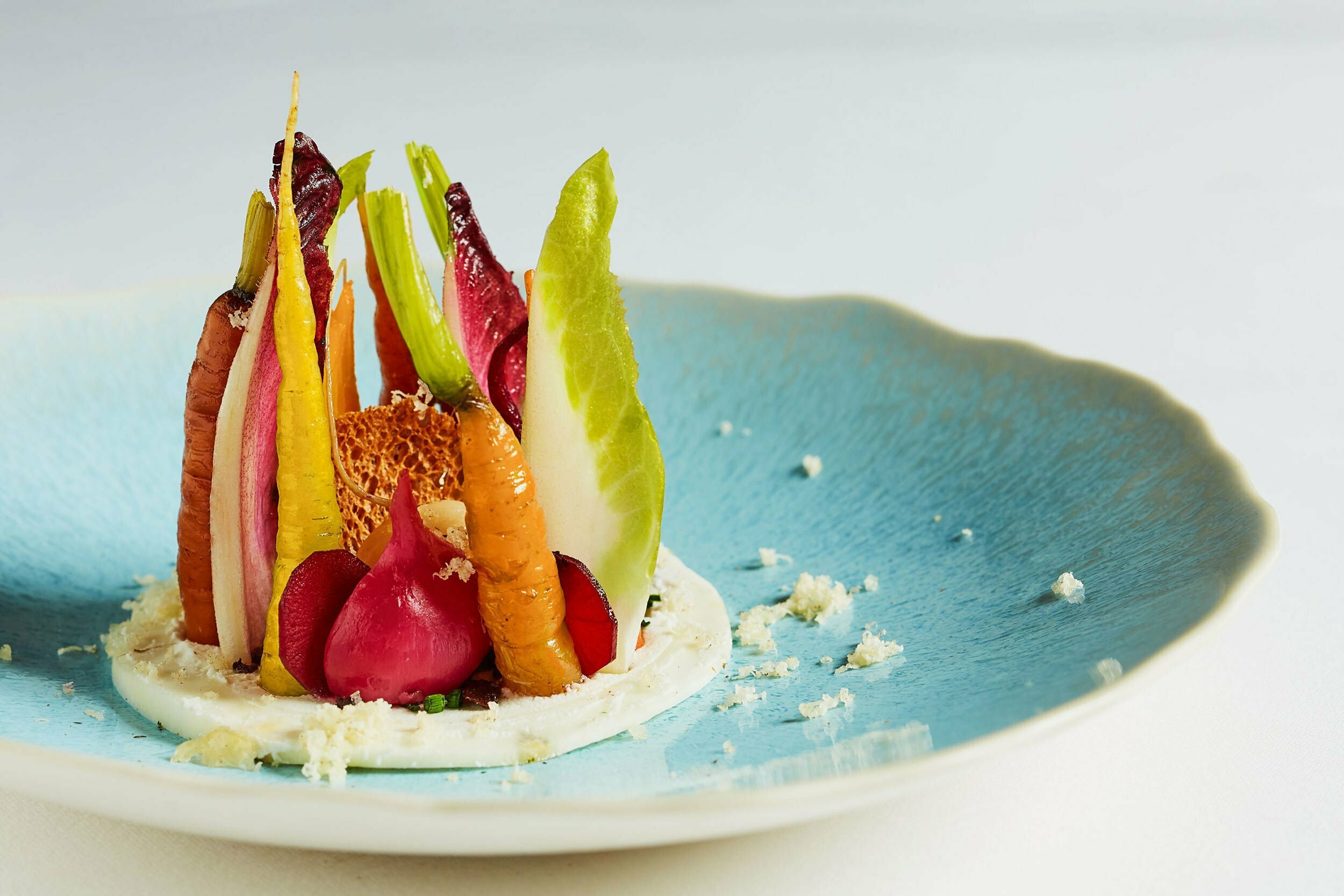 Artisan cheese course and fine dining delicacies at Galvin Restaurants London.