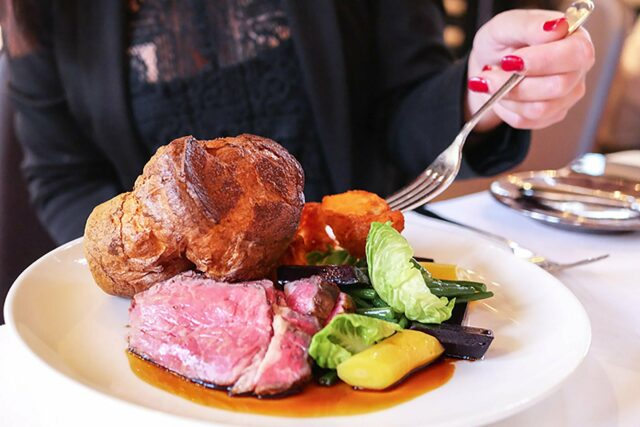 Michelin-standard culinary presentation on the Red Letter Days set lunch menu at Galvin.