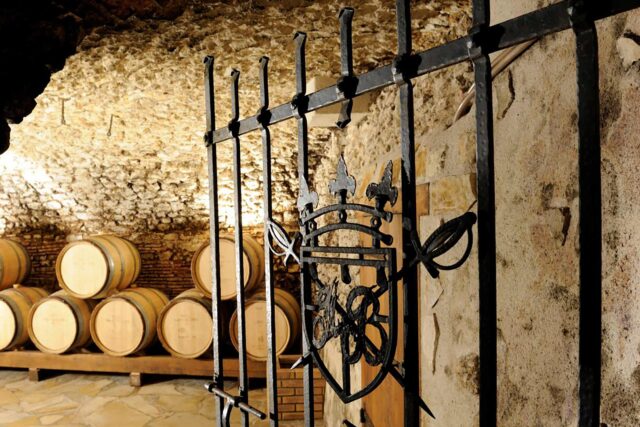 A rare vintage Bordeaux wine bottle featured on the Galvin La Chapelle Spitalfields list.