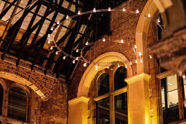 Couples enjoying a romantic candlelit Valentine's Day dinner at Galvin La Chapelle London.