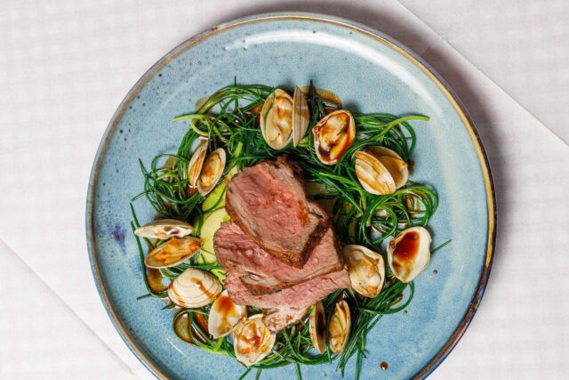 Gourmet French dish paired with natural South West France wine at Galvin Spitalfields.