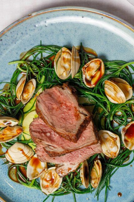 Gourmet French dish paired with natural South West France wine at Galvin Spitalfields.