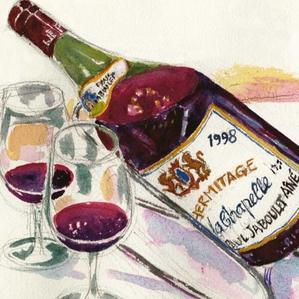 Restaurant near me French Michelin star the City London Best Dining Experience Paul Jaboulet Aine Wine Dinner