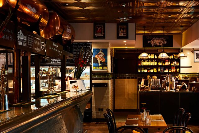 Galvin Bistrot & Bar in Spitalfields celebrating the King's Coronation with a special set menu.