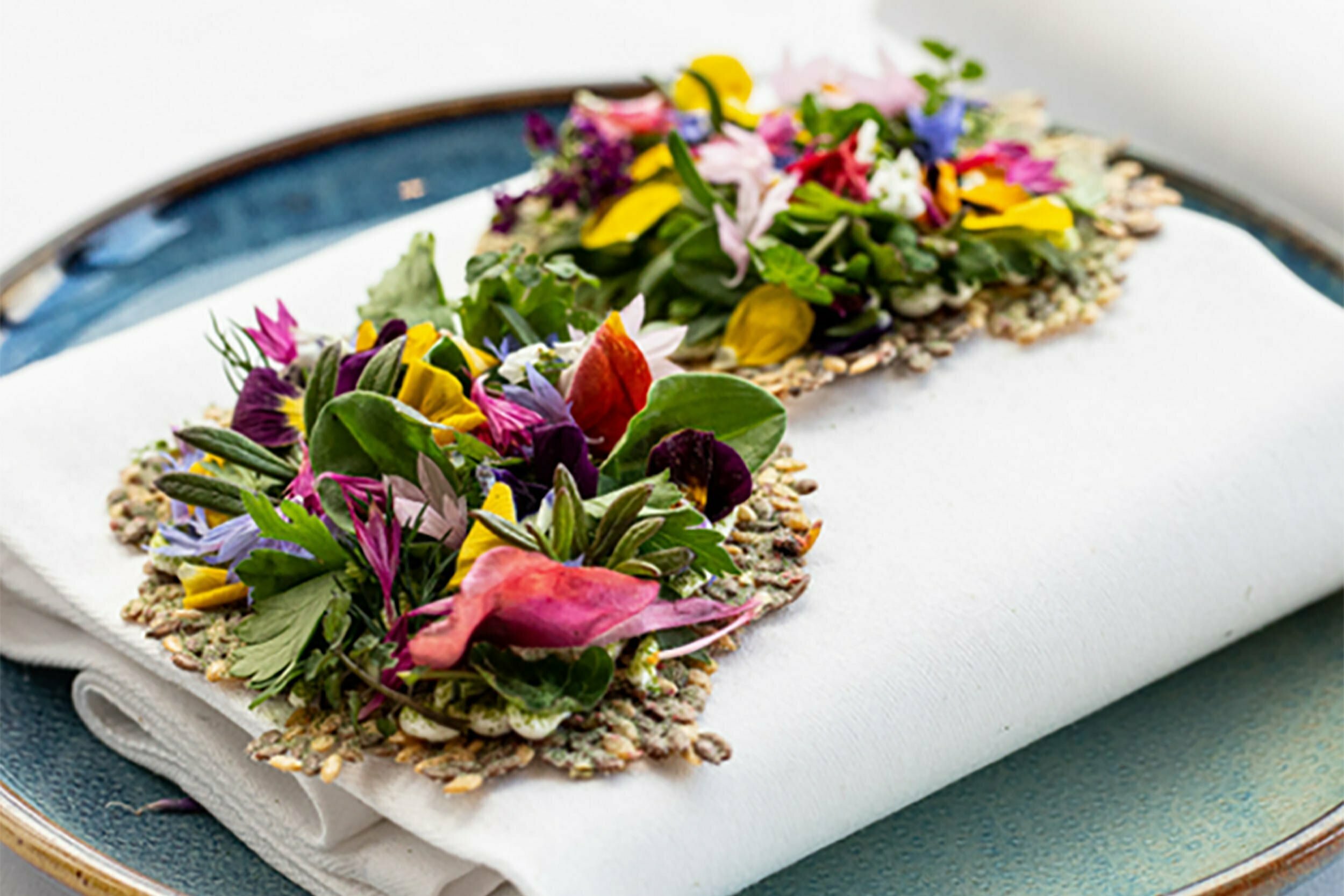 Premium British fine dining dishes celebrating the King's Coronation in Mayfair.