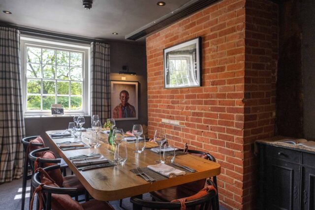Restaurant Pub Chelmsford Essex with Private Dining Rooms Event Space Venue Howe Street Best Great Waltham in The Countryside Room