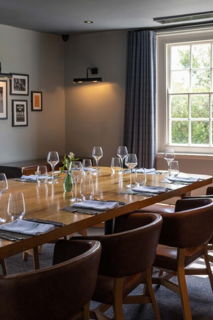 Private Dining Rooms Event Space in The Adnams Room at Galvin Green Man Restaurant Pub Essex