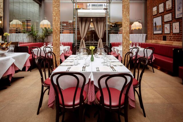 Restaurant Bar Spitalfields Private Dining Rooms Event Venue Space in The Conservatory Garden