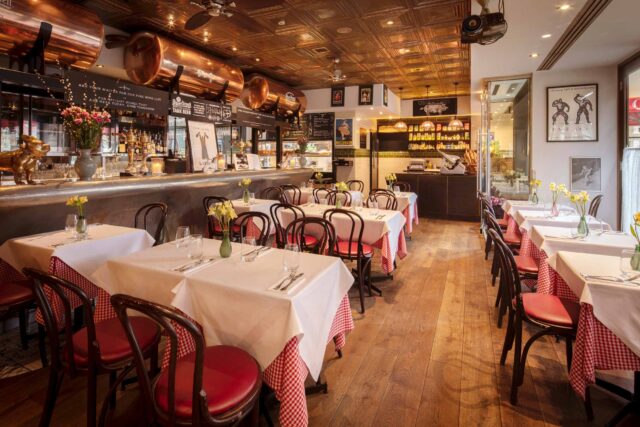 Restaurant Bar Spitalfields Private Dining Rooms Event Venue Space Modern British Cuisine Galvin Bistrot & Bar Exclusive Hire