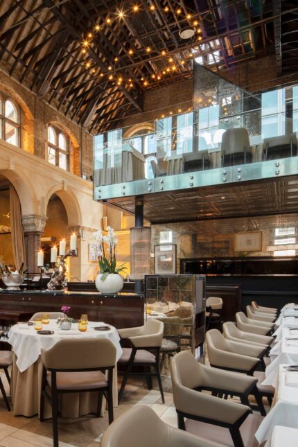 Exquisite Michelin-star private dining in a grand historic chapel setting at Galvin London.