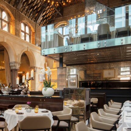 Exquisite Michelin-star private dining in a grand historic chapel setting at Galvin London.
