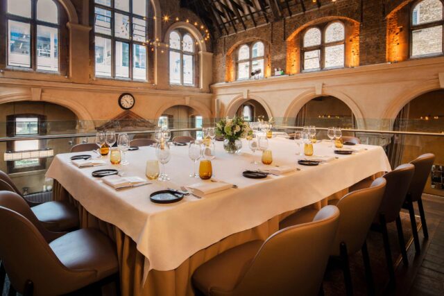 Michelin-starred private dining experience in a Grade II listed building at Galvin.