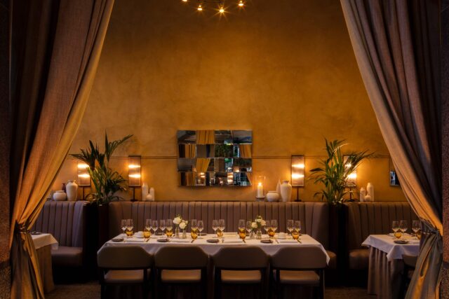 Private Dining Restaurant French Michelin Star City London Event Space Function Room near Liverpool Street Station in The Arch