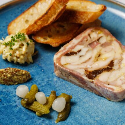 Premium seasonal ingredients showcased on the multi-course Easter tasting menu.