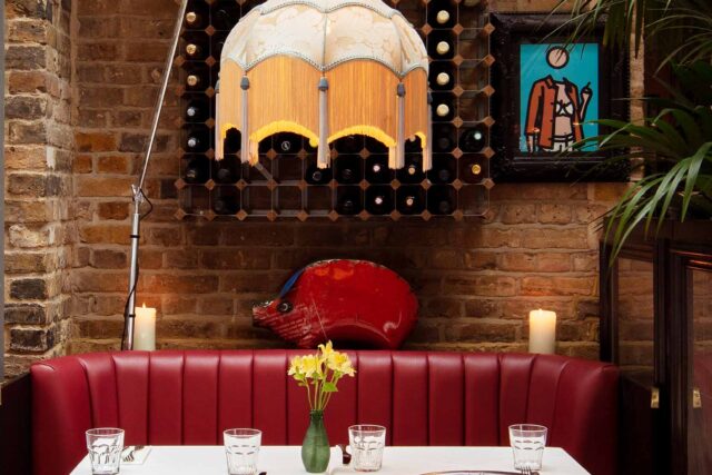 Mediterranean brasserie restaurant in Spitalfield Liverpool Street, three course meal with fizz for two at Galvin Bistrot & Bar.