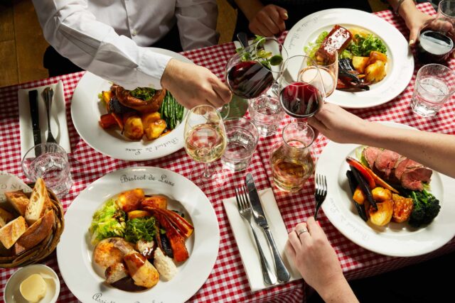 French Restaurant Spitalfields Market French Bar Private Dining Father's Day in London the City