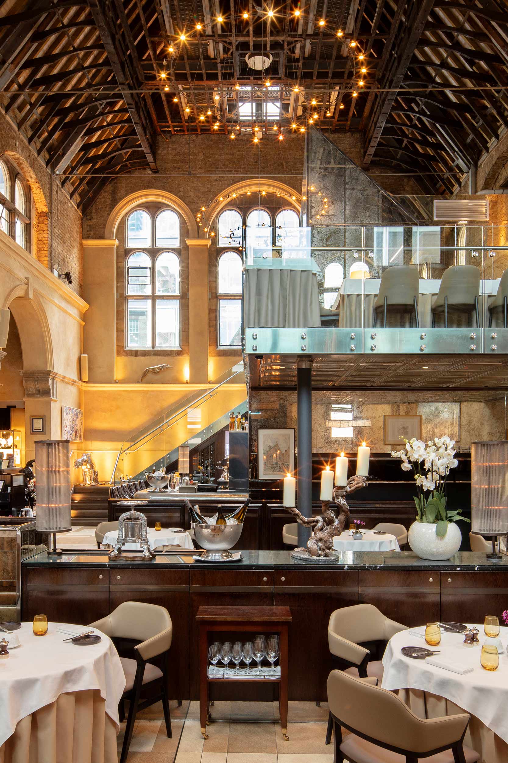 Complimentary glass of port for Dad during Father's Day lunch at Galvin La Chapelle.