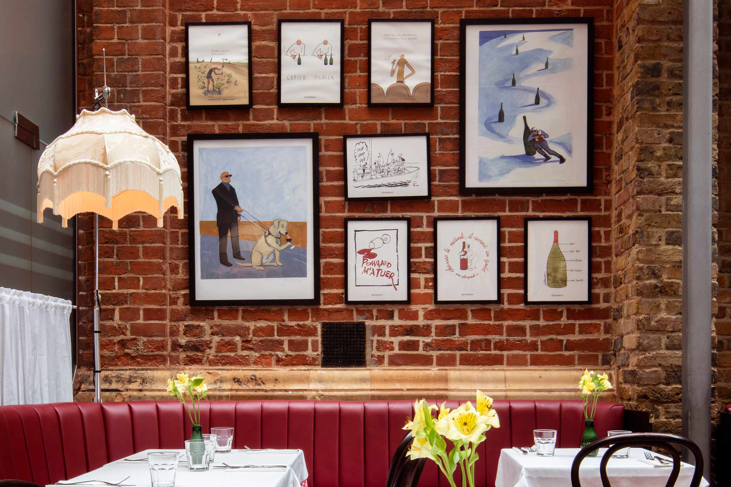 Elegant luxury table settings featuring festive winter decor at Galvin London venues.