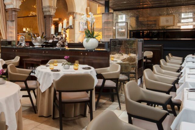 French Michelin Restaurant Chapel Wine Dinner Private Dining French Michelin Star City London