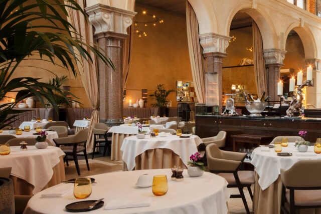 Restaurant Bishopsgate private dining French Michelin star city London French