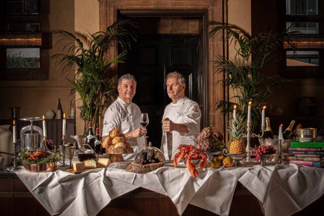 Vibrant Mediterranean seafood sharing platter featured at Galvin Restaurants London.
