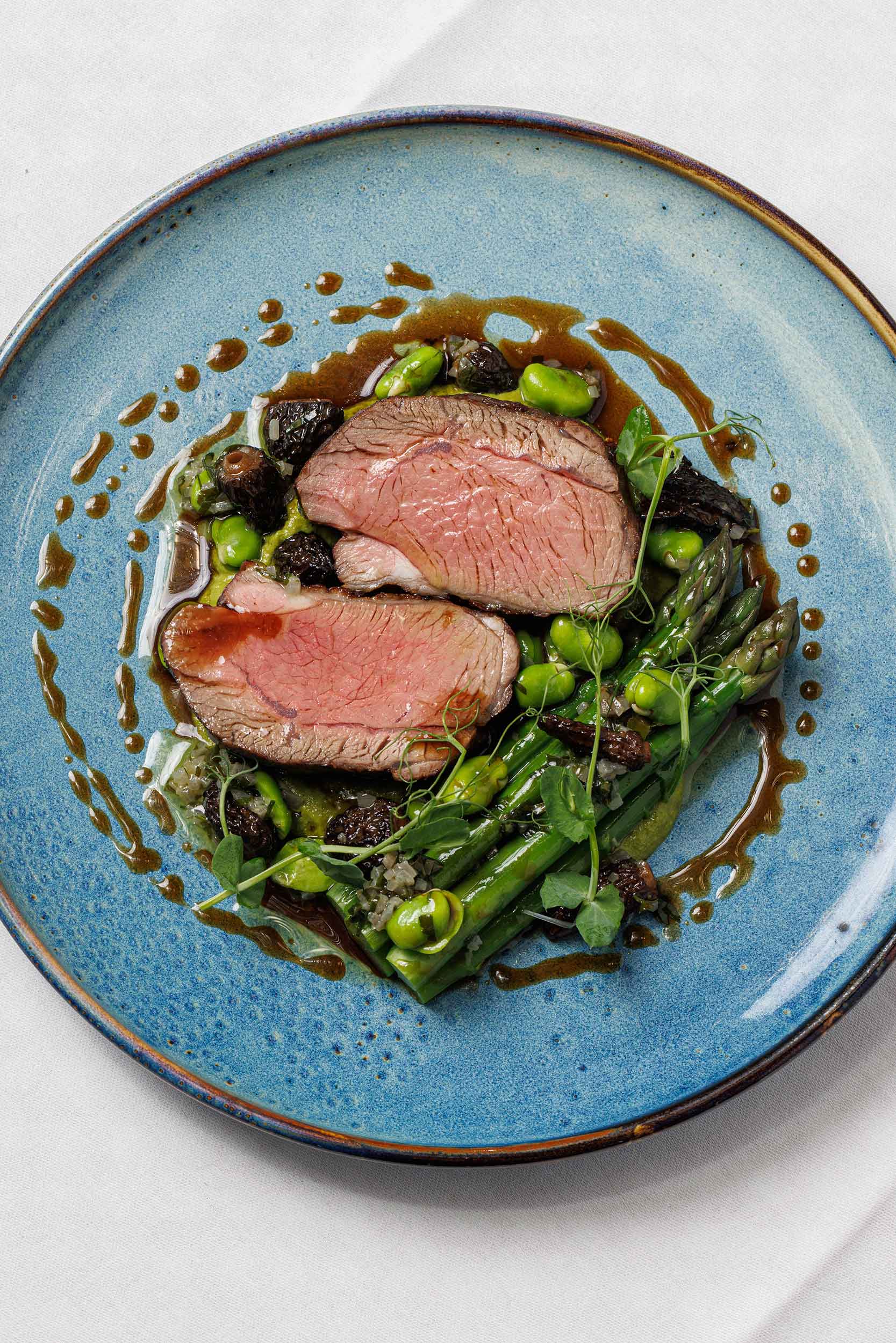 Premium roasted meat course prepared for special occasion dining at Galvin Bistrot & Bar.