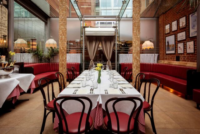 Galvin Bistrot & Bar: Hosting luxury corporate wine dinners and private summer parties.