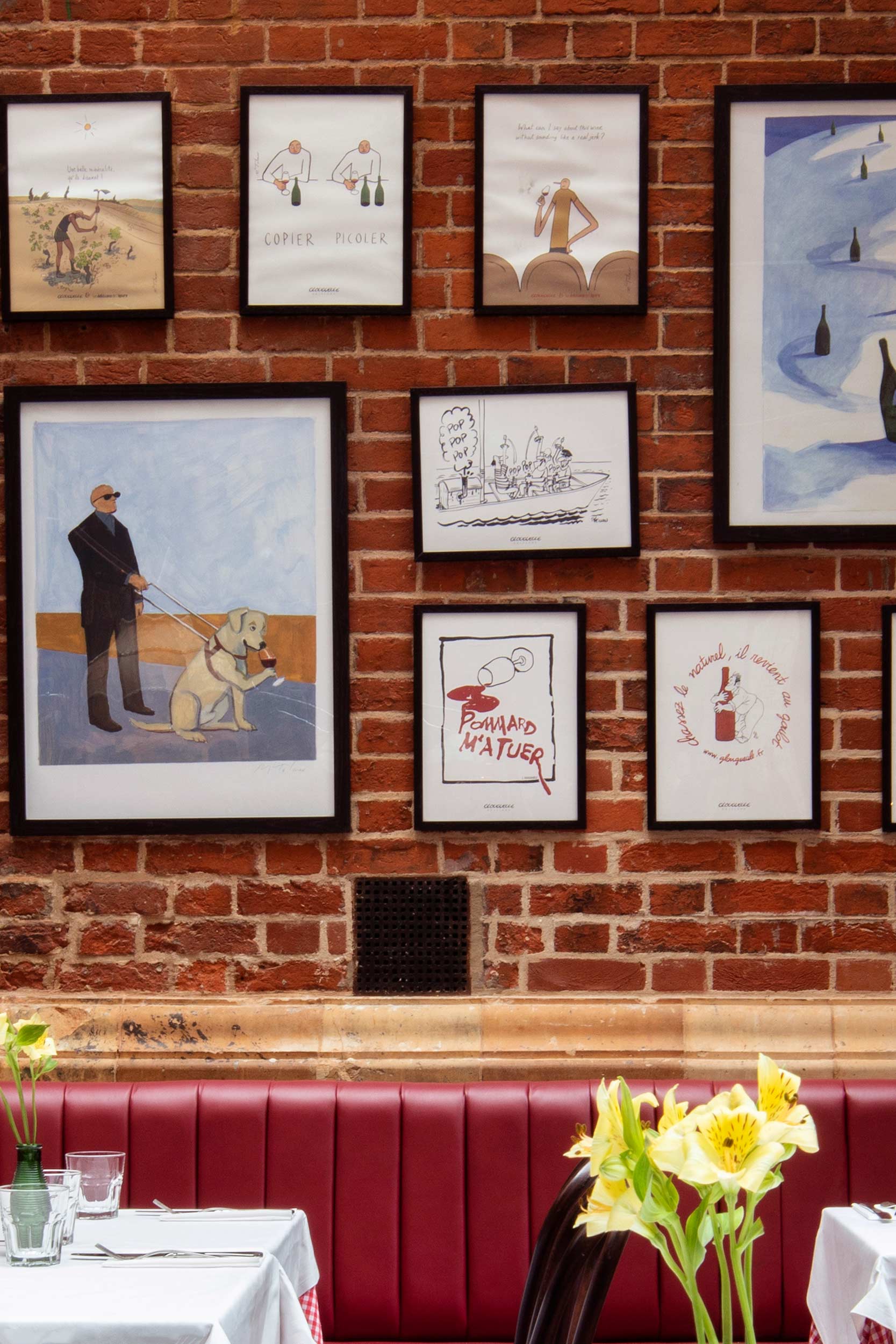 Restaurant Bar The City French Bar Private Dining Spitalfields Market London Rose Wine Dinner