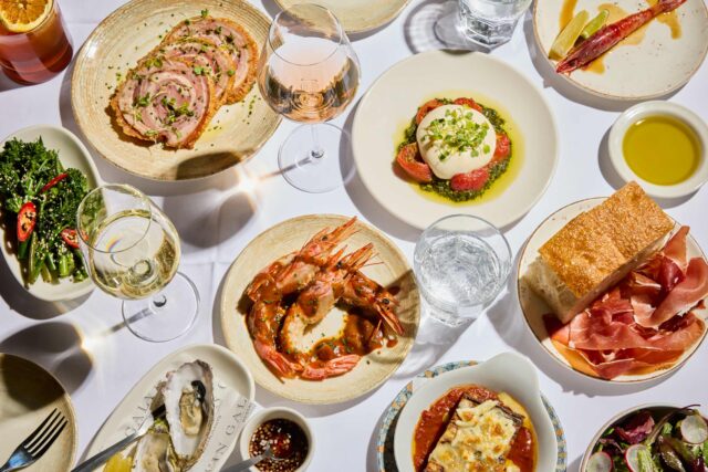 Michelin-star summer tasting menu course at Galvin La Chapelle restaurant, London.