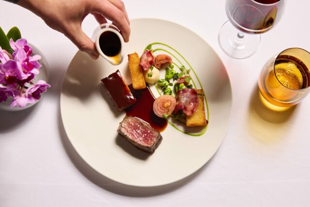 Best french restaurant The City London summer evening offer michelin private dining