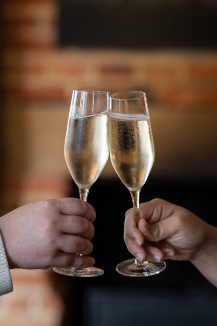 Best pub restaurant Essex Chelmsford Taste of Summer Wimbledon, enjoy a traditional English eton mess, with glass of sparkling classic cuvée.
