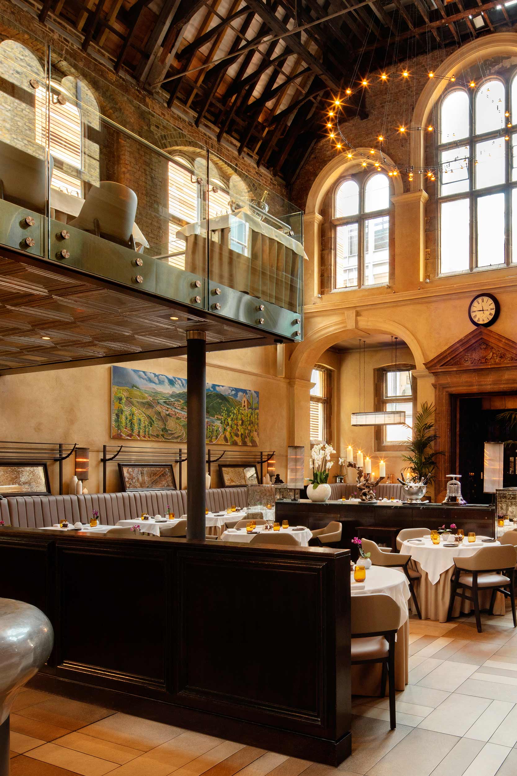 Gourmet Michelin-starred dishes perfectly aligned with a luxury Champagne tasting menu.