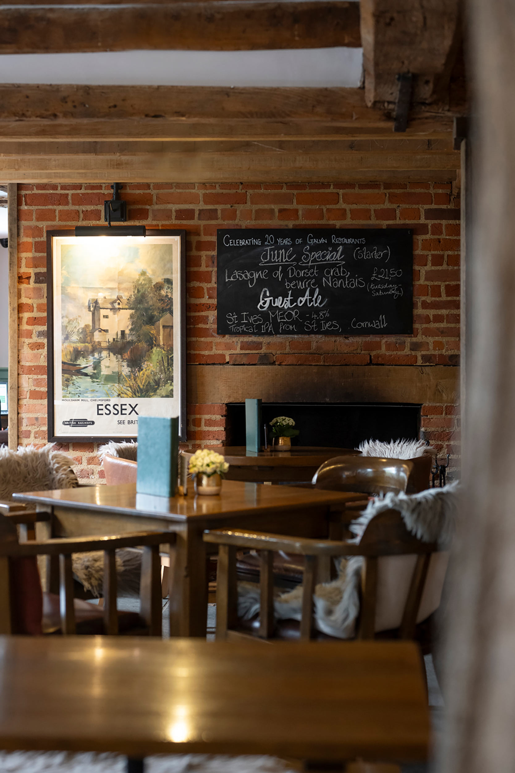 Best pub restaurant Witham Essex food live music Sam Sheridan