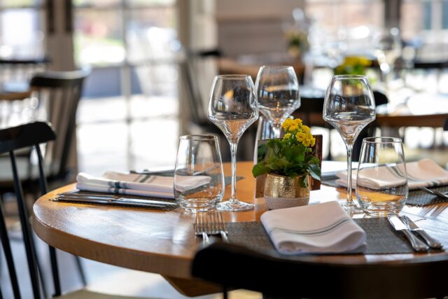The award-winning, spacious British country beer garden at Galvin Green Man Essex.