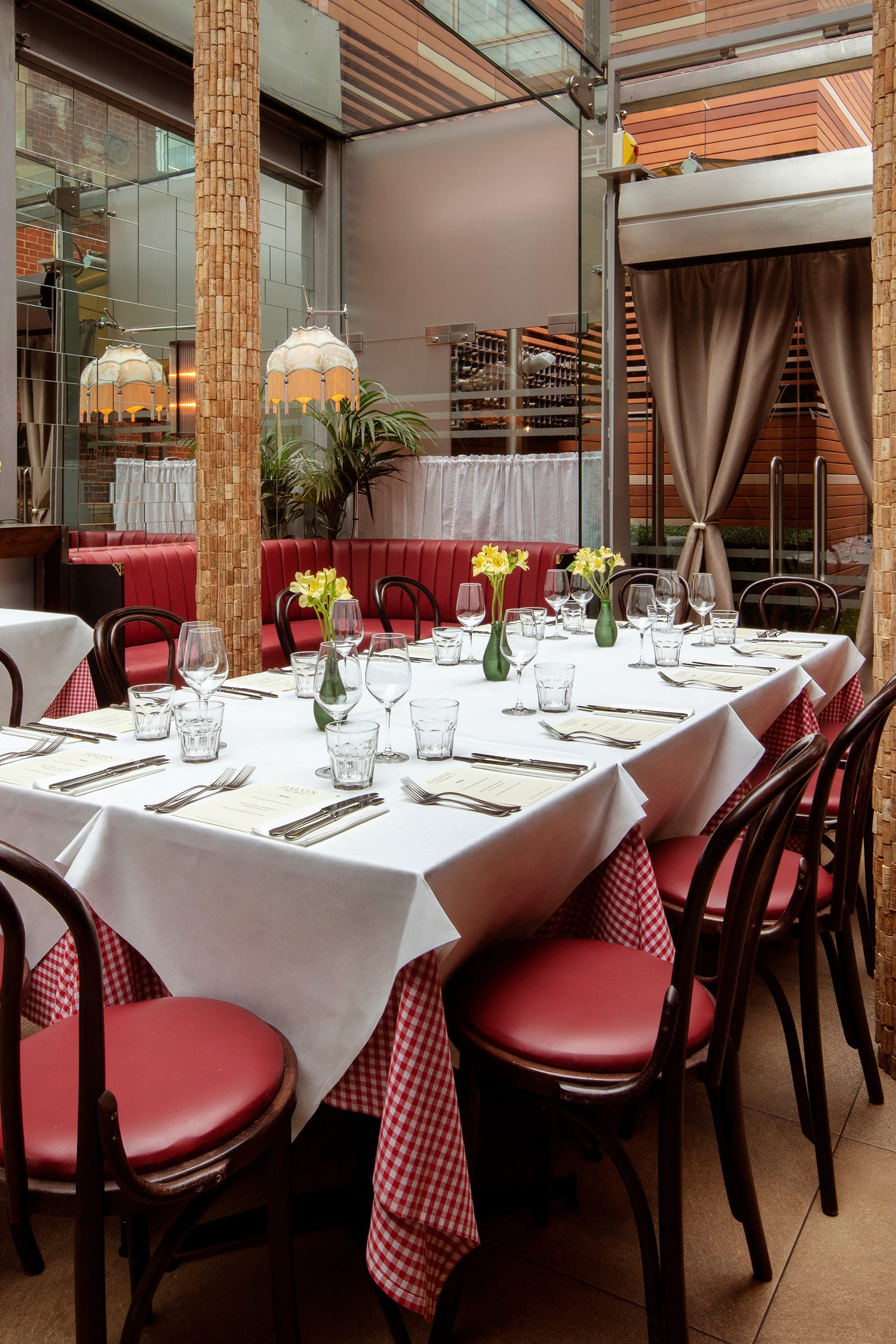 Host a memorable private party on the beautiful mezzanine at Galvin Bistrot & Bar.