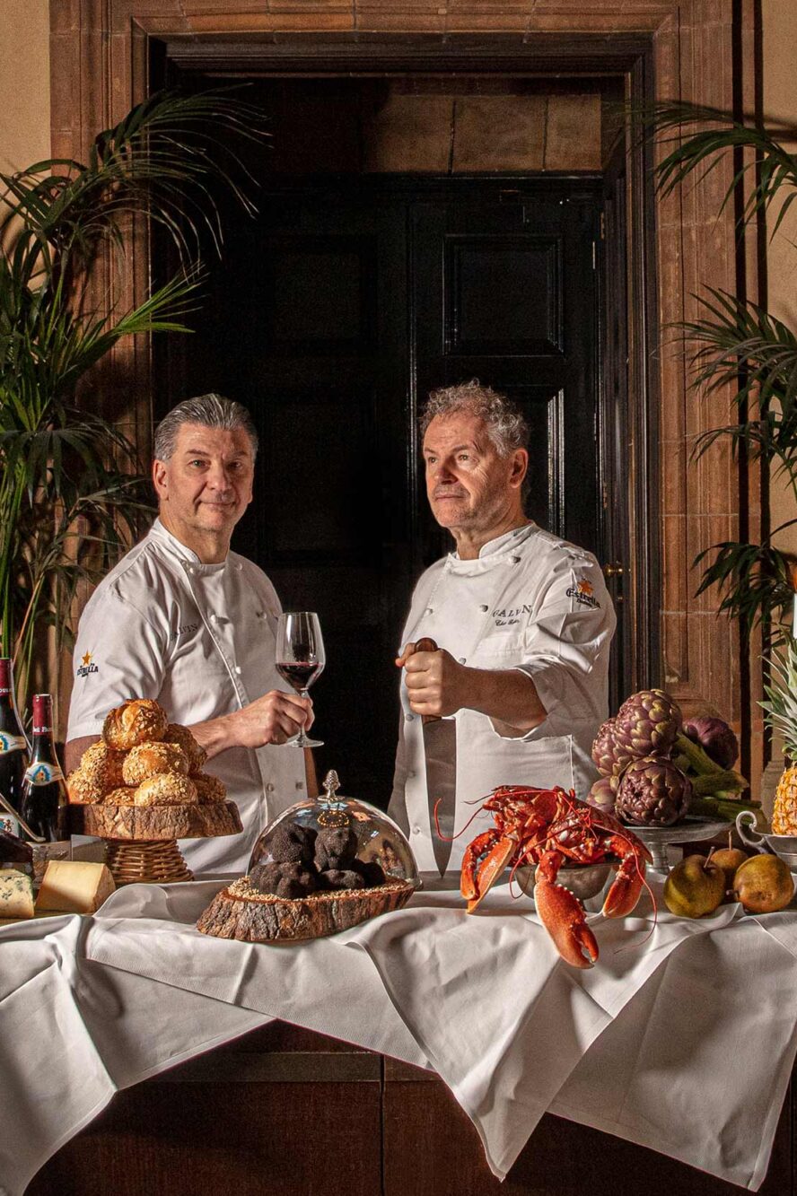 Michelin-starred chefs Chris and Jeff Galvin, founders of Galvin Restaurants London.