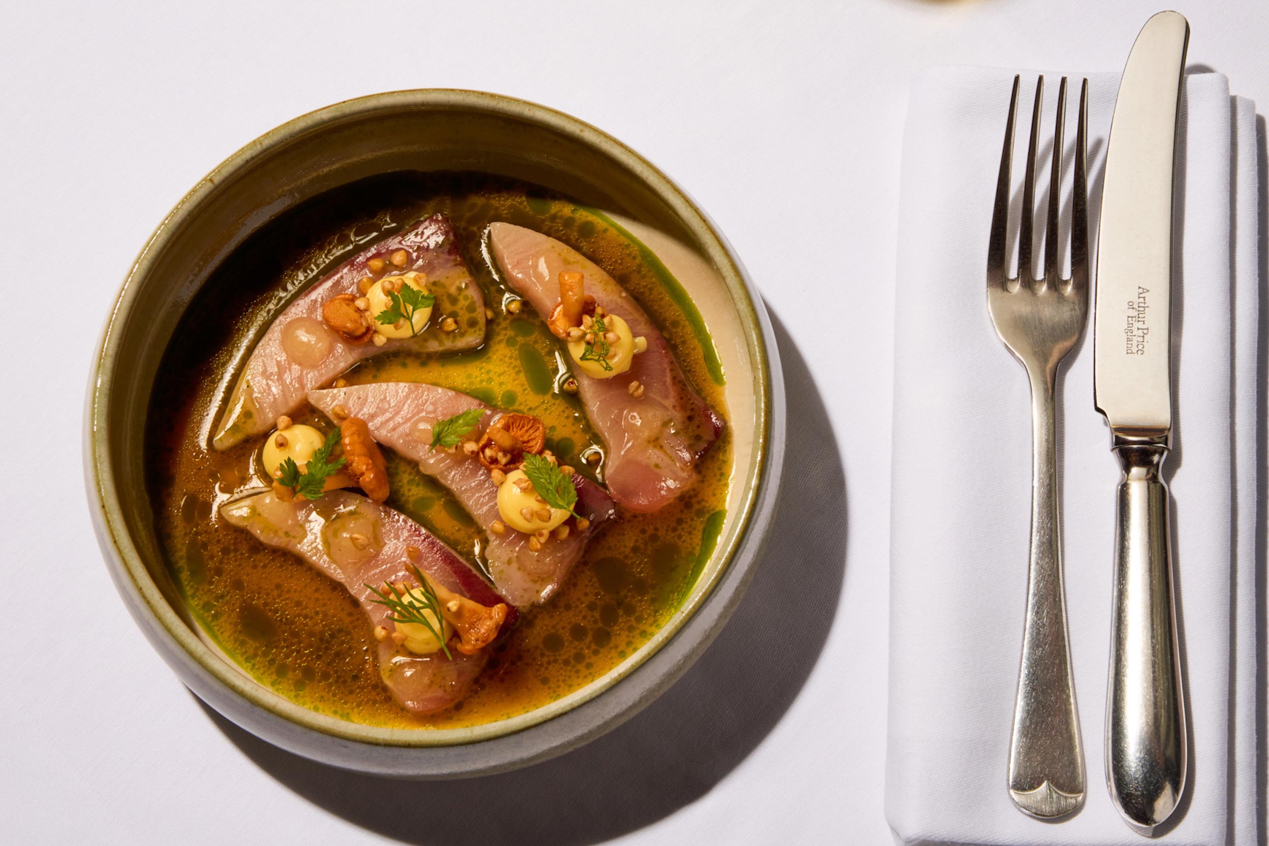 Mediterranean Restaurant Michelin-Star Menu with Bubbles