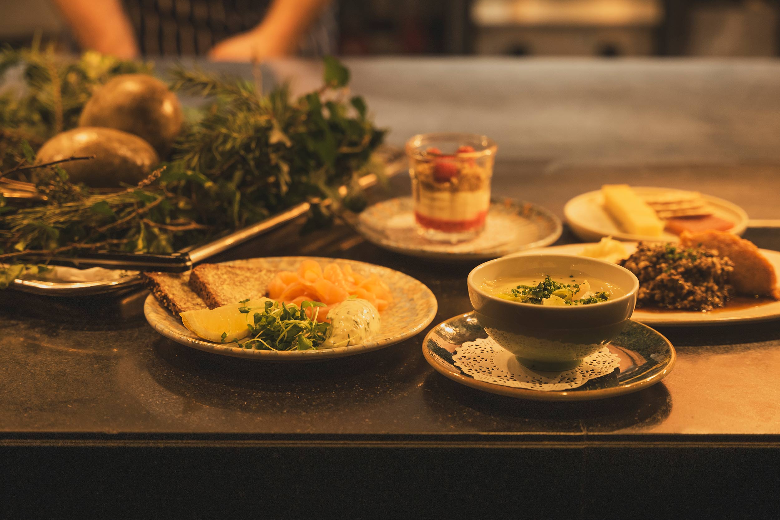 Mediterranean restaurant Spitalfields market Bishopsgate near me burns night celebration