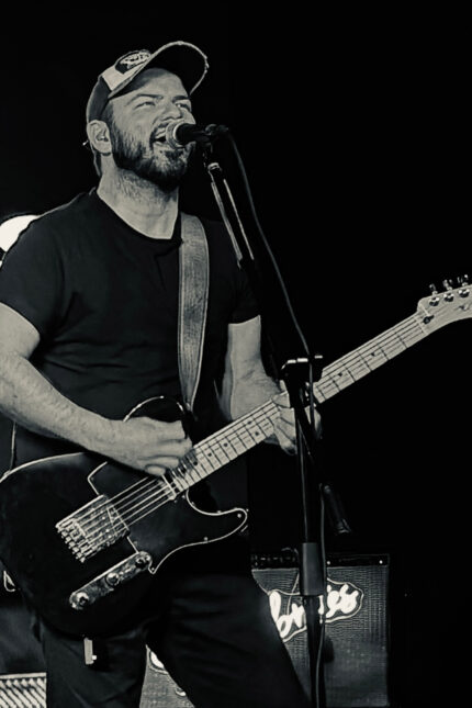 March live music at restaurant Witham Essex pub bar, Alex Crowhurst is an upbeat acoustic singer-guitarist.