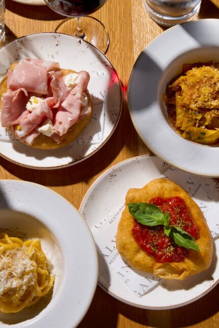 Families enjoying a relaxed lunch together near Liverpool Street station at Galvin Bistrot & Bar.
