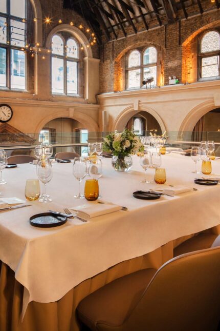 Fine dining Portuguese wine event in The Gallery private dining room at Galvin La Chapelle.