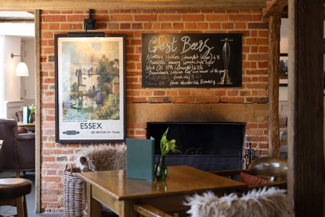A sparkling wine dinner at restaurant Chelmsford pub Essex, four courses, each paired with exceptional sparkling wines.