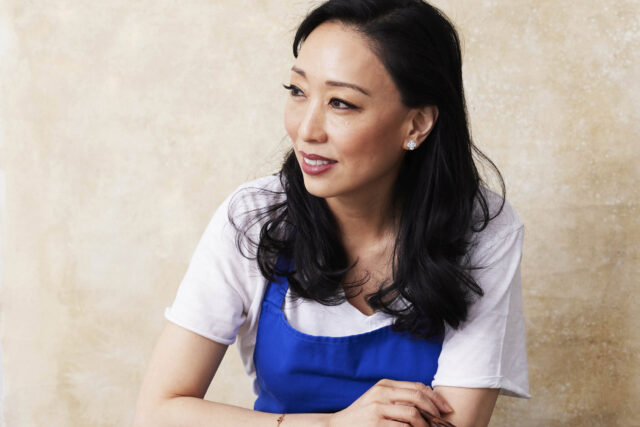 Portrait of Guest Chef Judy Joo ahead of the exclusive French-Korean 4-hand dinner at Galvin Bistrot & Bar in Spitalfields.