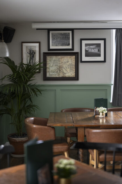 Dining leather chairs pub restaurant Essex